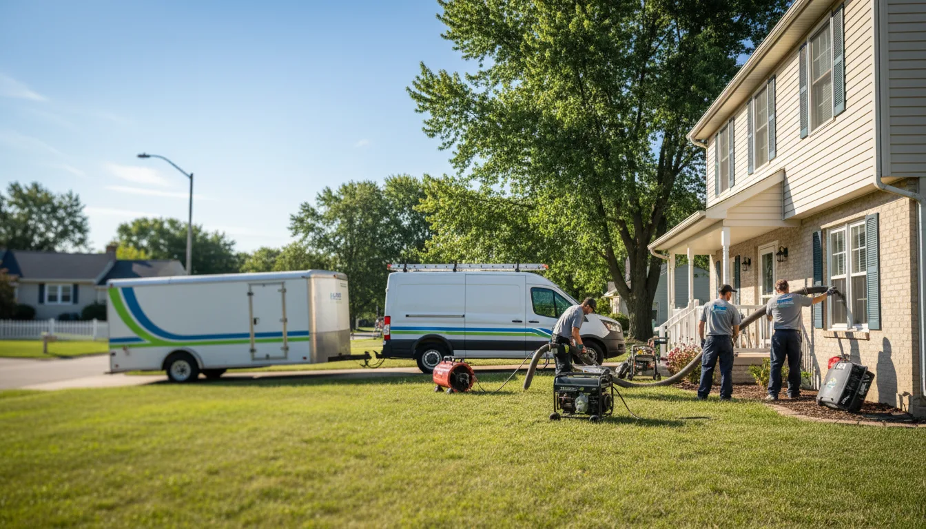 Flooded Basement Restoration And Cleanup With Repair in Baileyville, KS near me